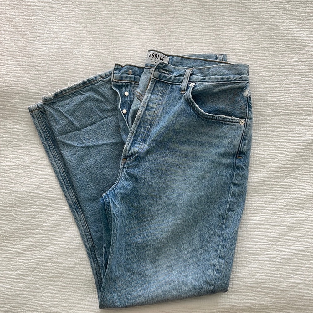 AGOLDE Medium Wash Denim Jeans